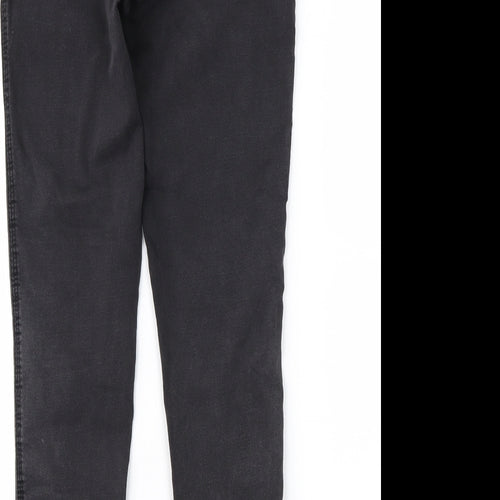 Denim & Co. Womens Black   Straight Jeans Size 12 L26 in