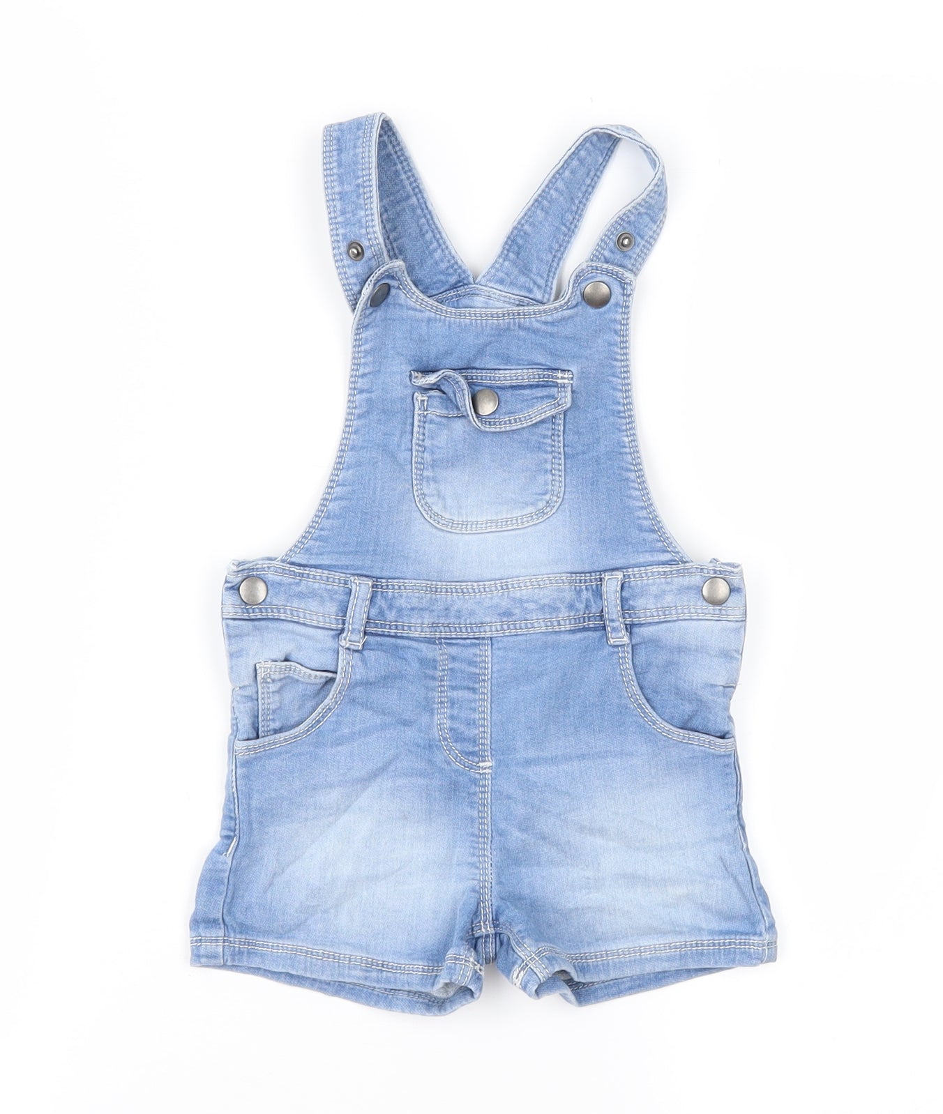 Matalan Baby Blue   Dungaree One-Piece Size 12-18 Months