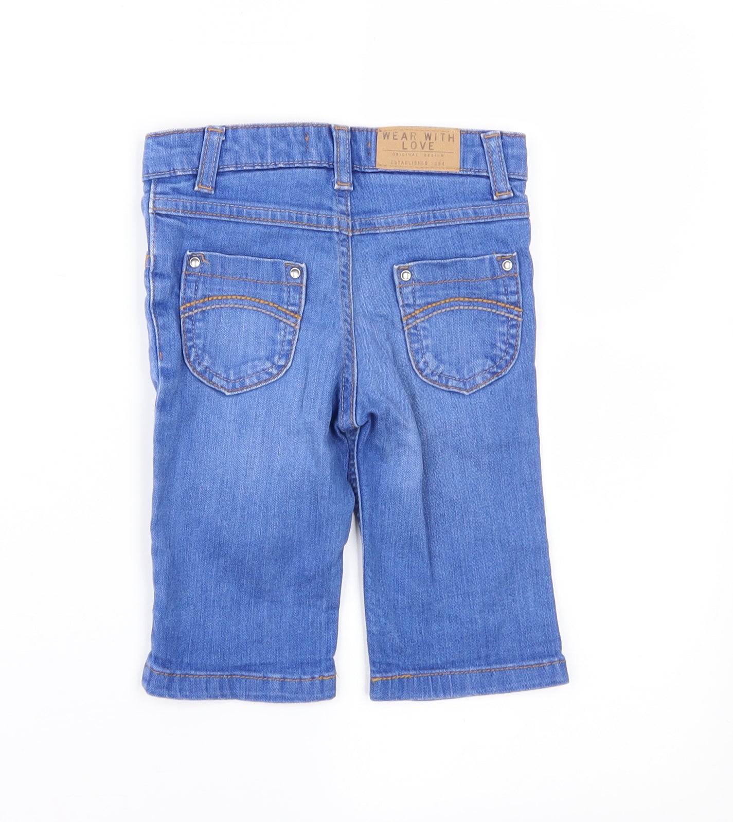 Marks and Spencer Girls Black   Straight Jeans Size 2-3 Years