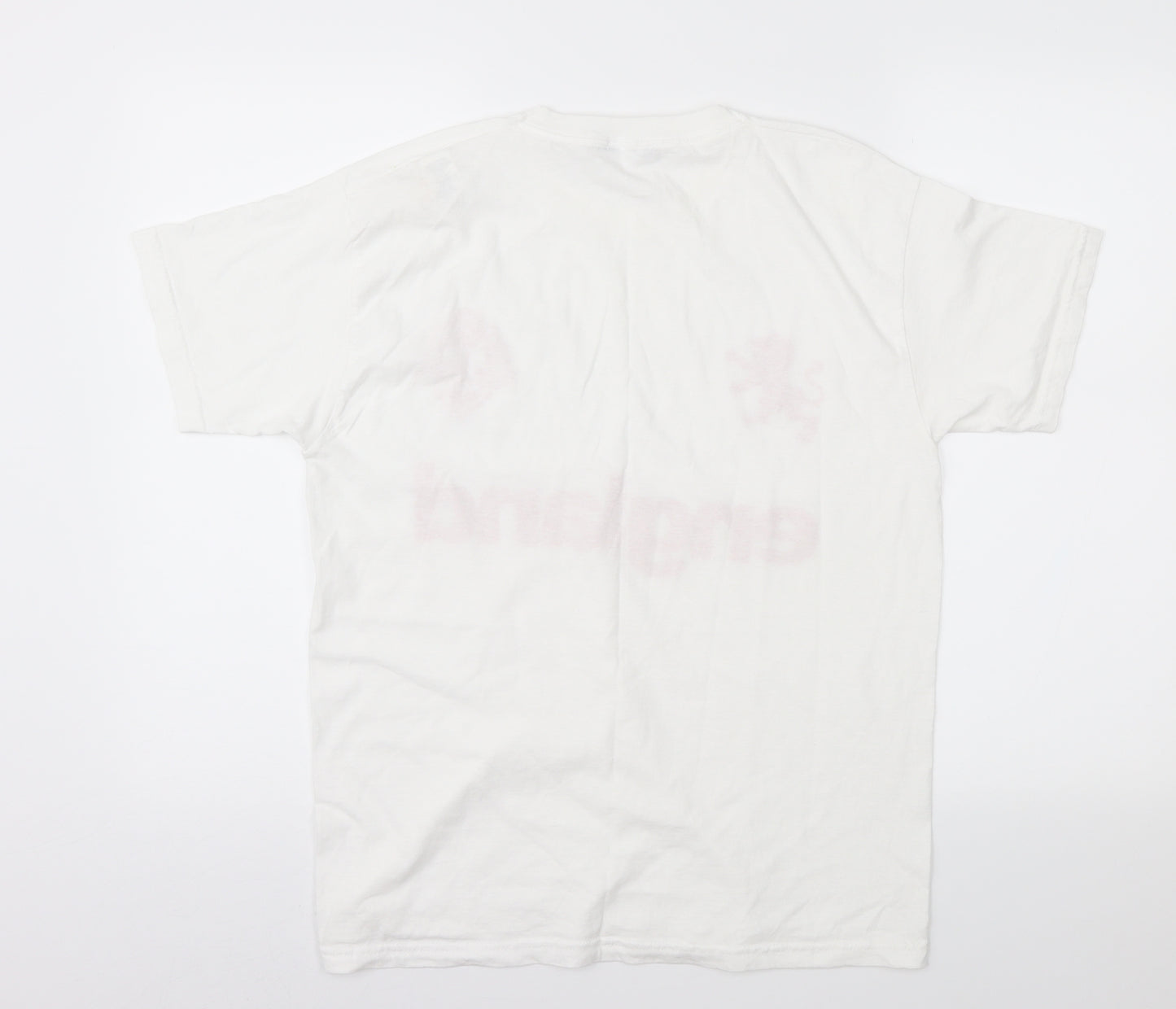Boohoo Mens White    T-Shirt Size M  - England