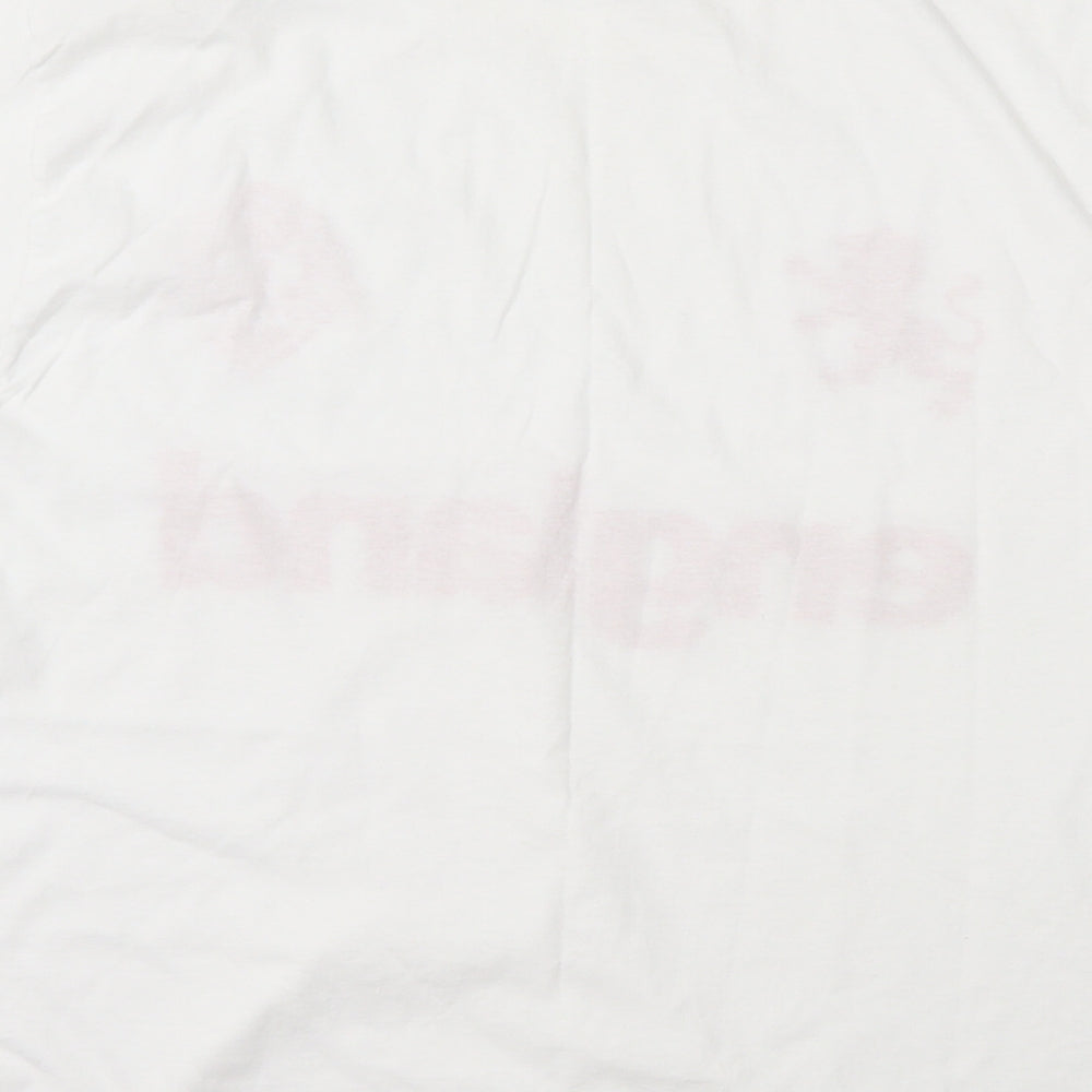 Boohoo Mens White    T-Shirt Size M  - England