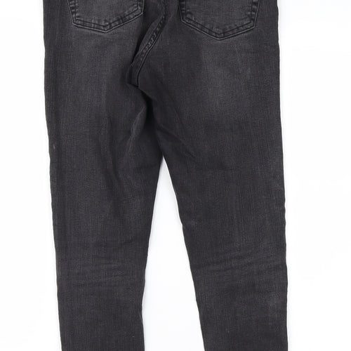 Denim & Co. Womens Black  Denim Skinny Jeans Size 12 L25 in