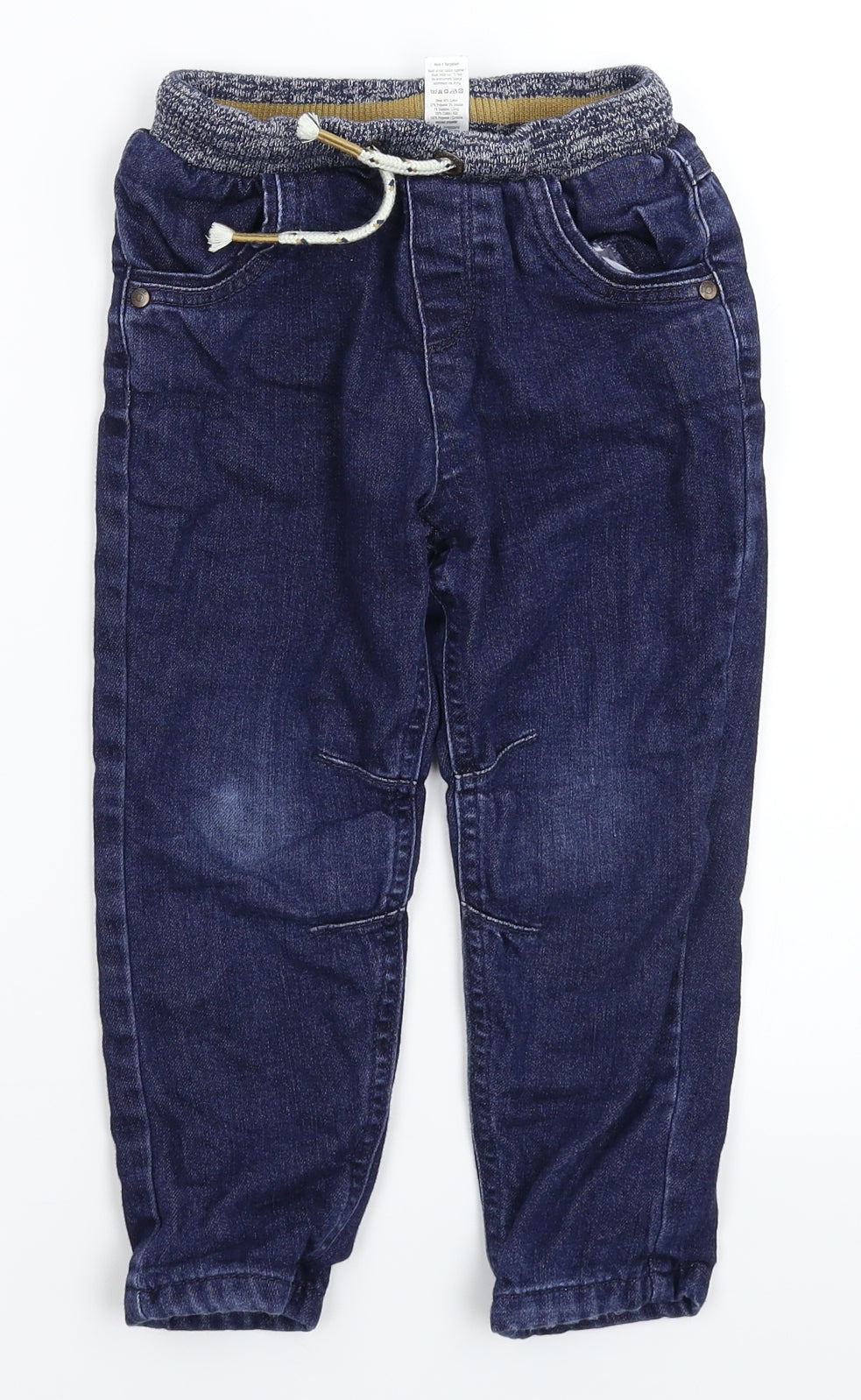 George Boys Blue  Denim Straight Jeans Size 3-4 Years