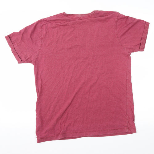 Easy Mens Red    T-Shirt Size M