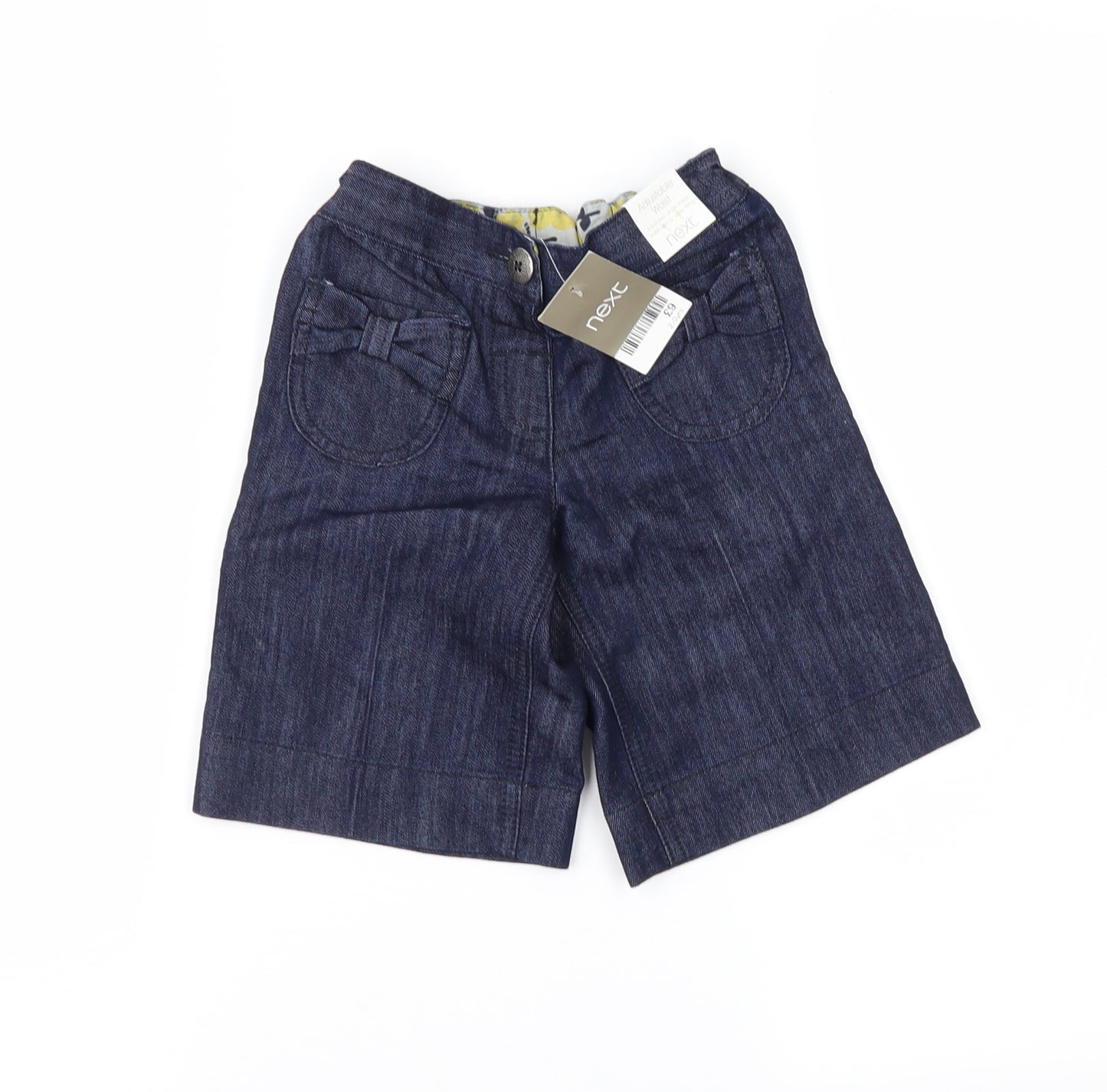 NEXT Girls Blue  Denim Cropped Jeans Size 2-3 Years