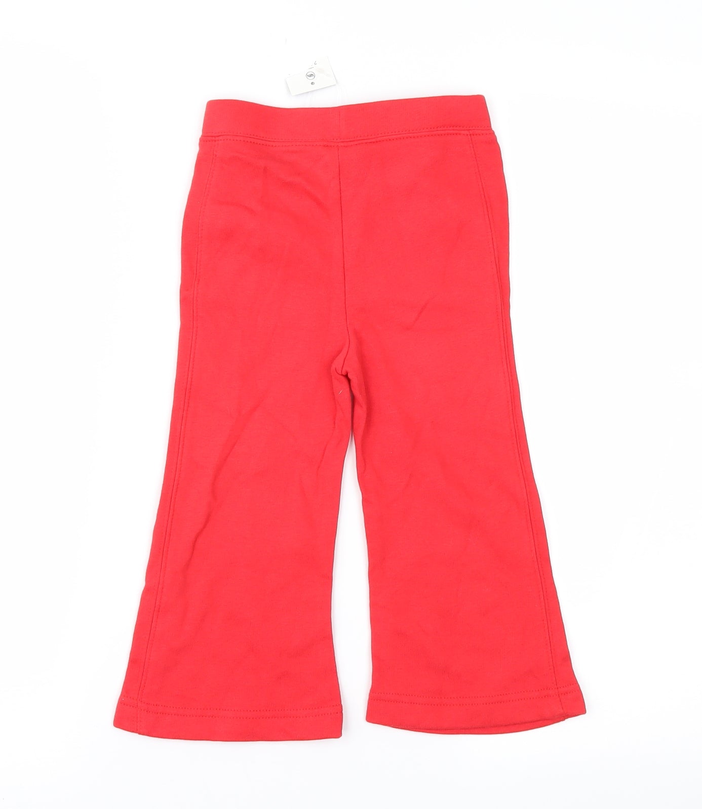 George Girls Red   Jogger Trousers Size 2-3 Years