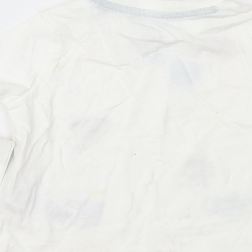 F&F Boys White   Basic T-Shirt Size 6-9 Months