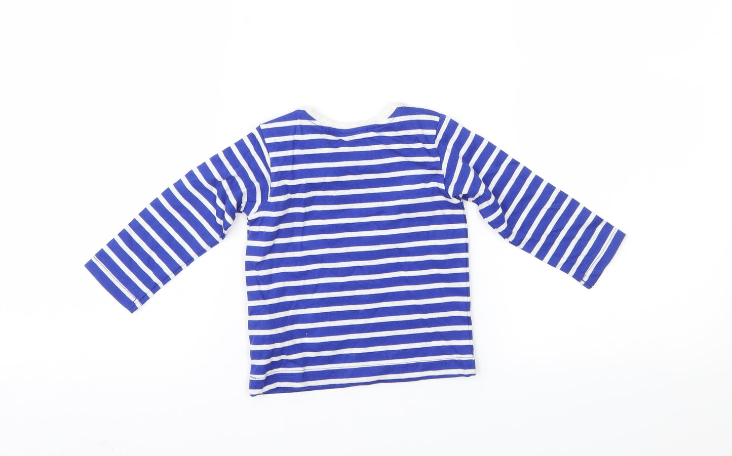 Blue Zoo Baby Blue Striped  Basic T-Shirt Size 3-6 Months