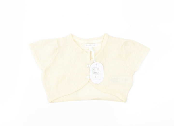 Blue Zoo Girls Ivory   Cardigan Jumper Size 2-3 Years