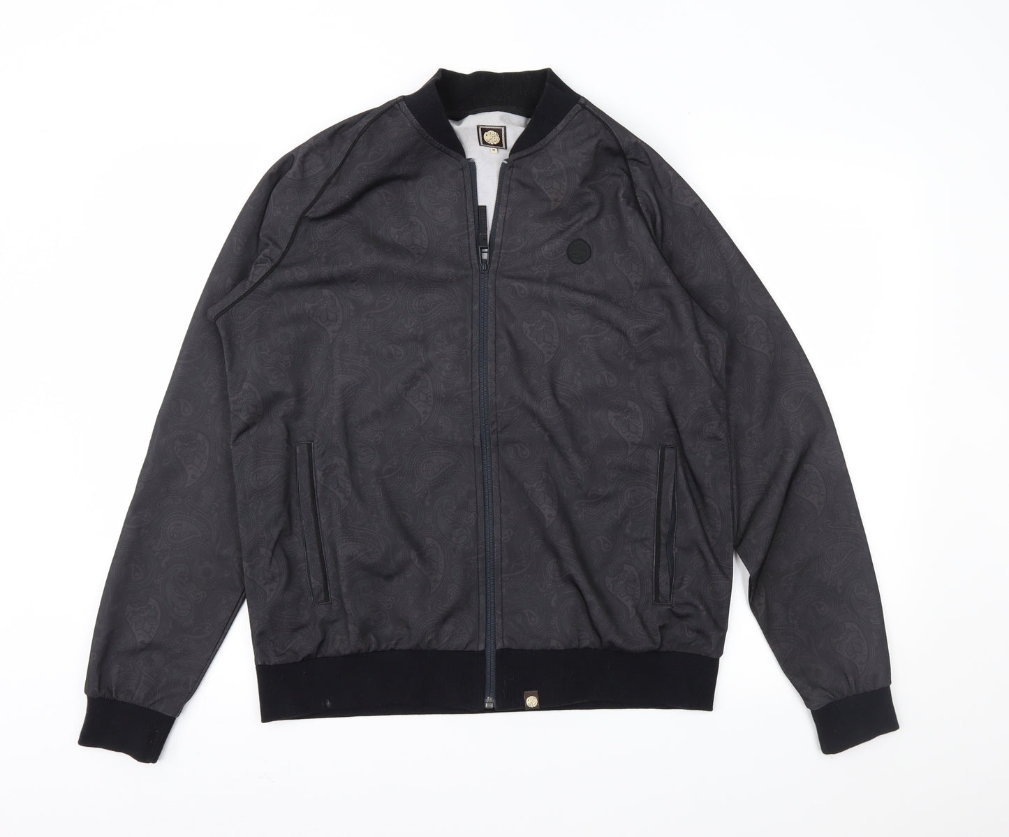 Pretty Green Mens Grey Paisley  Jacket  Size M