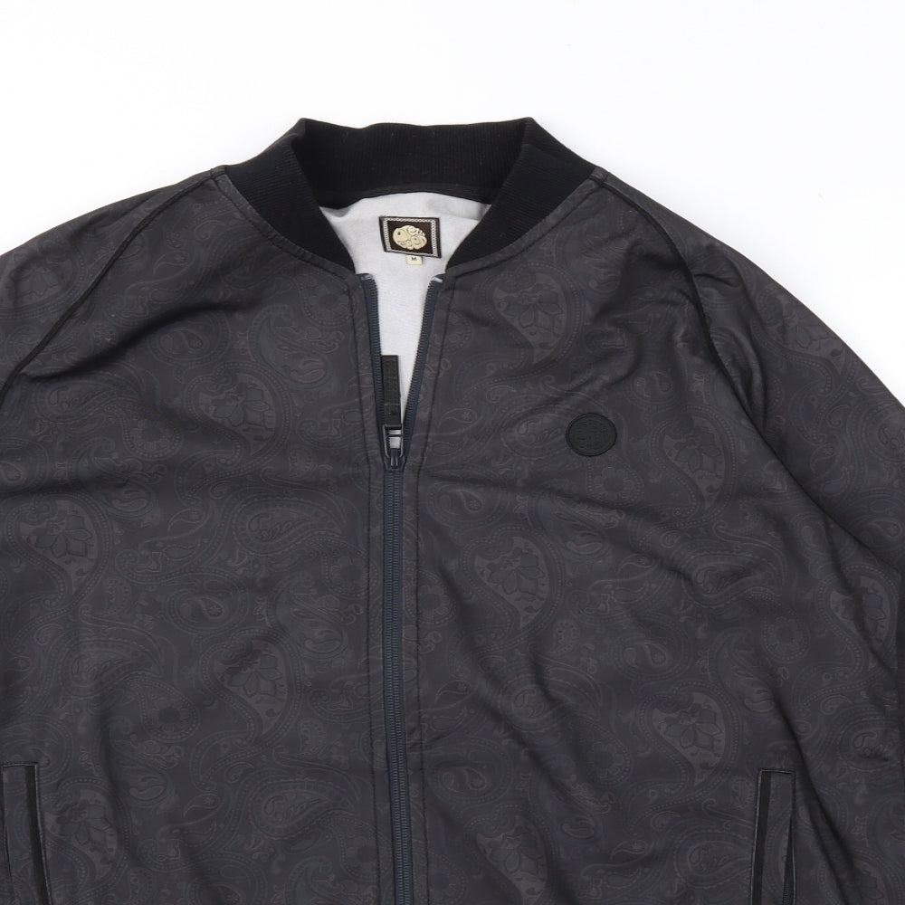 Pretty Green Mens Grey Paisley  Jacket  Size M