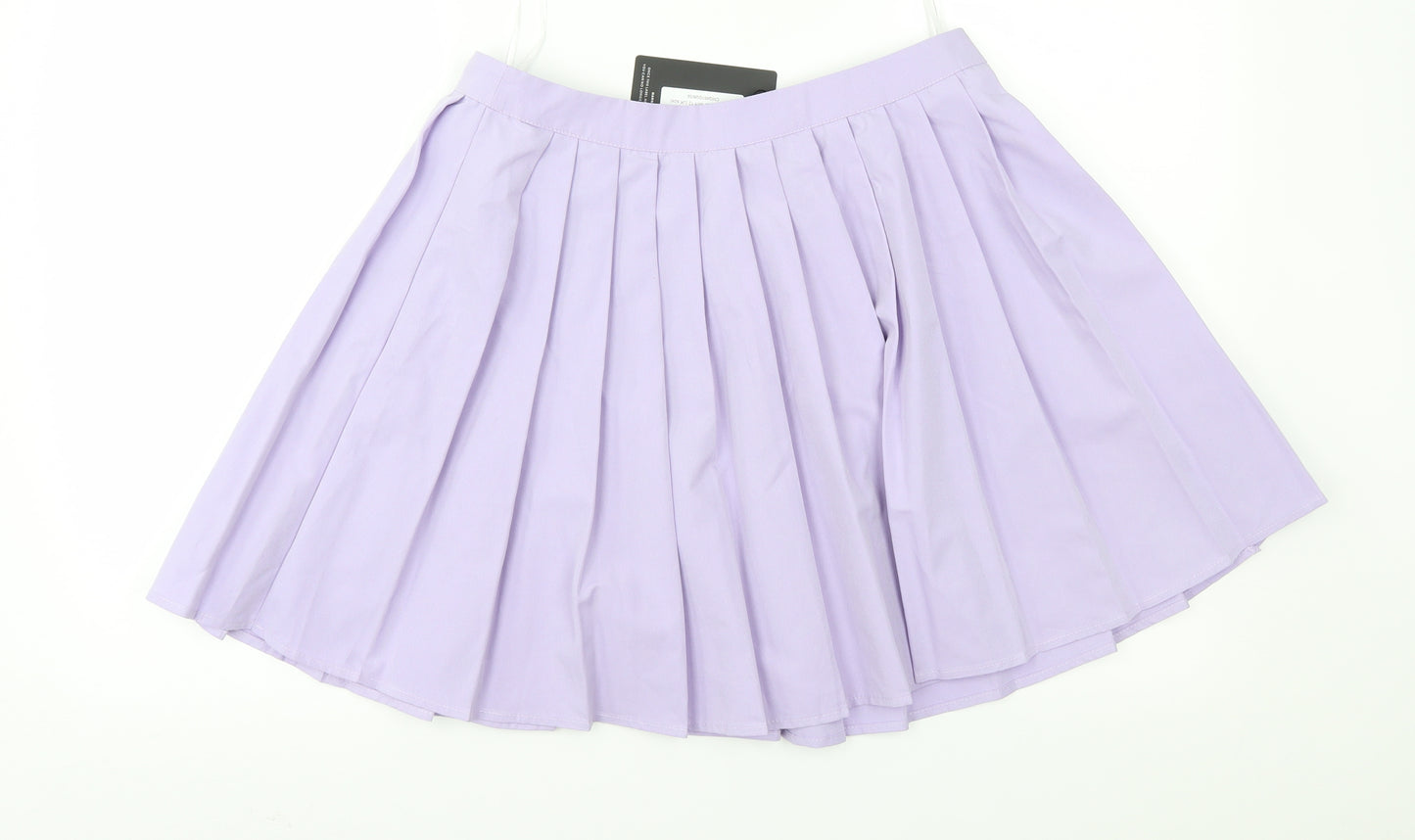 PRETTYLITTLETHING Womens Purple   Pleated Skirt Size 12