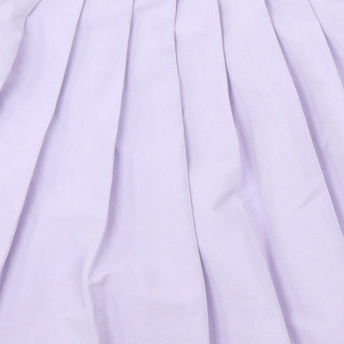 PRETTYLITTLETHING Womens Purple   Pleated Skirt Size 12