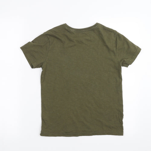 NEXT Boys Green   Basic T-Shirt Size 9 Years  - football