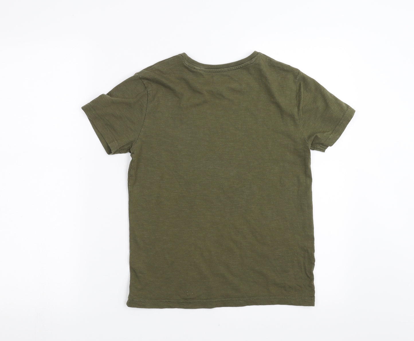NEXT Boys Green   Basic T-Shirt Size 9 Years  - football