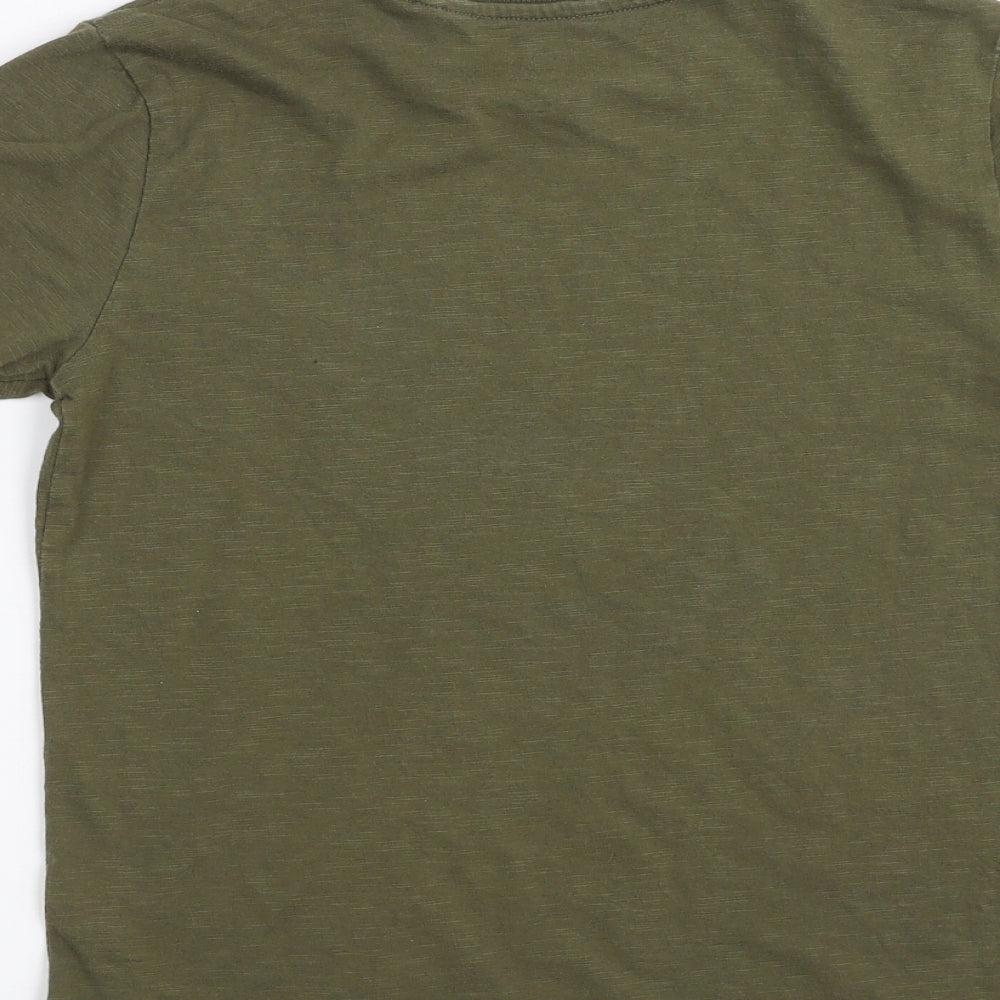 NEXT Boys Green   Basic T-Shirt Size 9 Years  - football