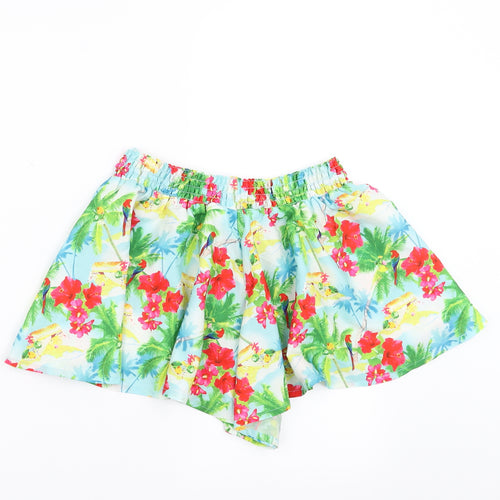 Floozie Womens Multicoloured Floral  Hot Pants Shorts Size 8