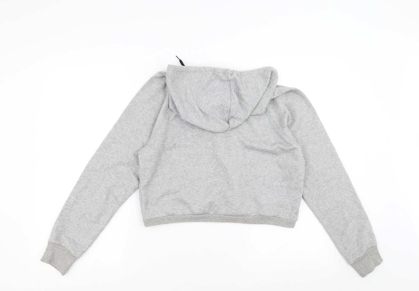 Preworn Womens Grey   Pullover Hoodie Size M  - cropped dog lover