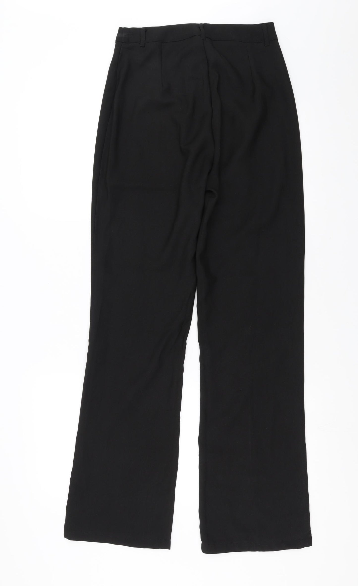 PRETTYLITTLETHING Womens Black   Trousers  Size 8 L31 in - bootcut