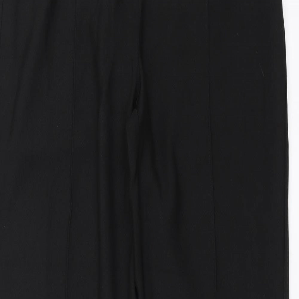PRETTYLITTLETHING Womens Black   Trousers  Size 8 L31 in - bootcut