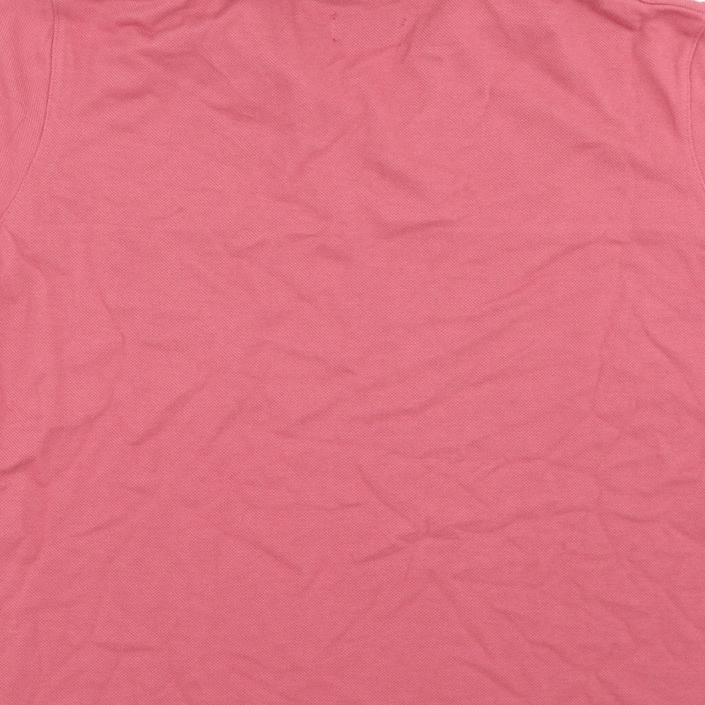 Active Womens Pink   Basic Polo Size 14