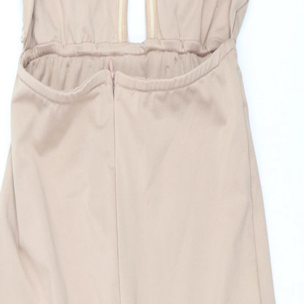 oh Polly Womens Pink   Bodycon  Size S  - Embroidered detail