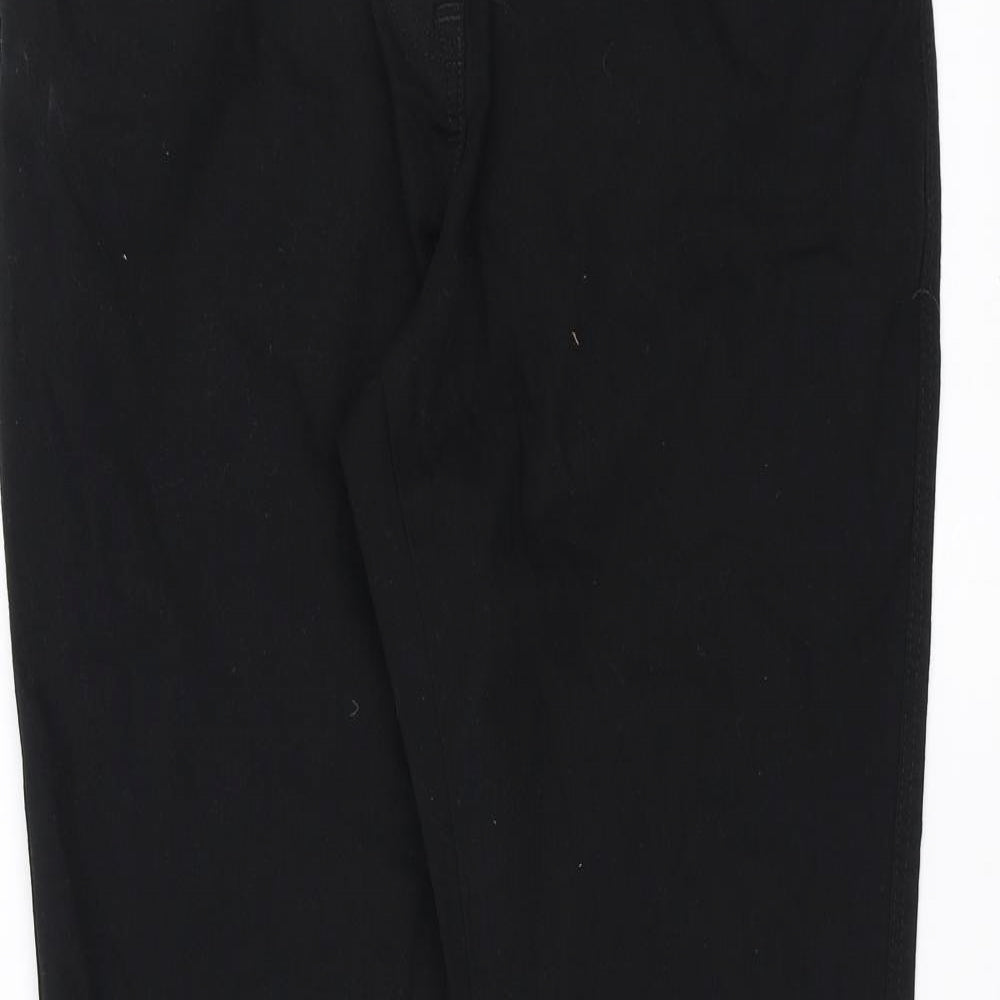 NEXT Womens Black  Denim Bootcut Jeans Size 14 L30 in