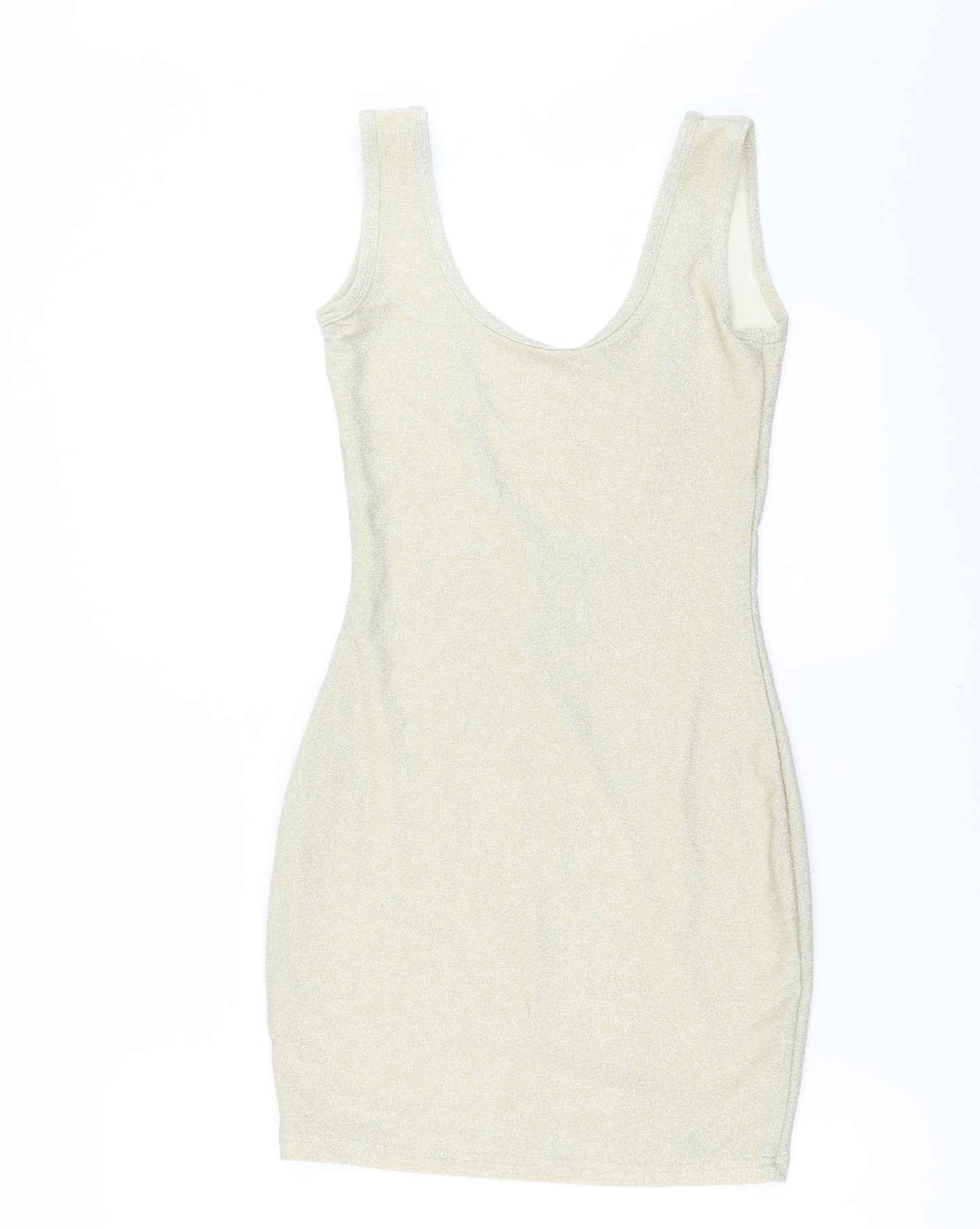 In the Style Womens Gold   Mini  Size 8  - glittery