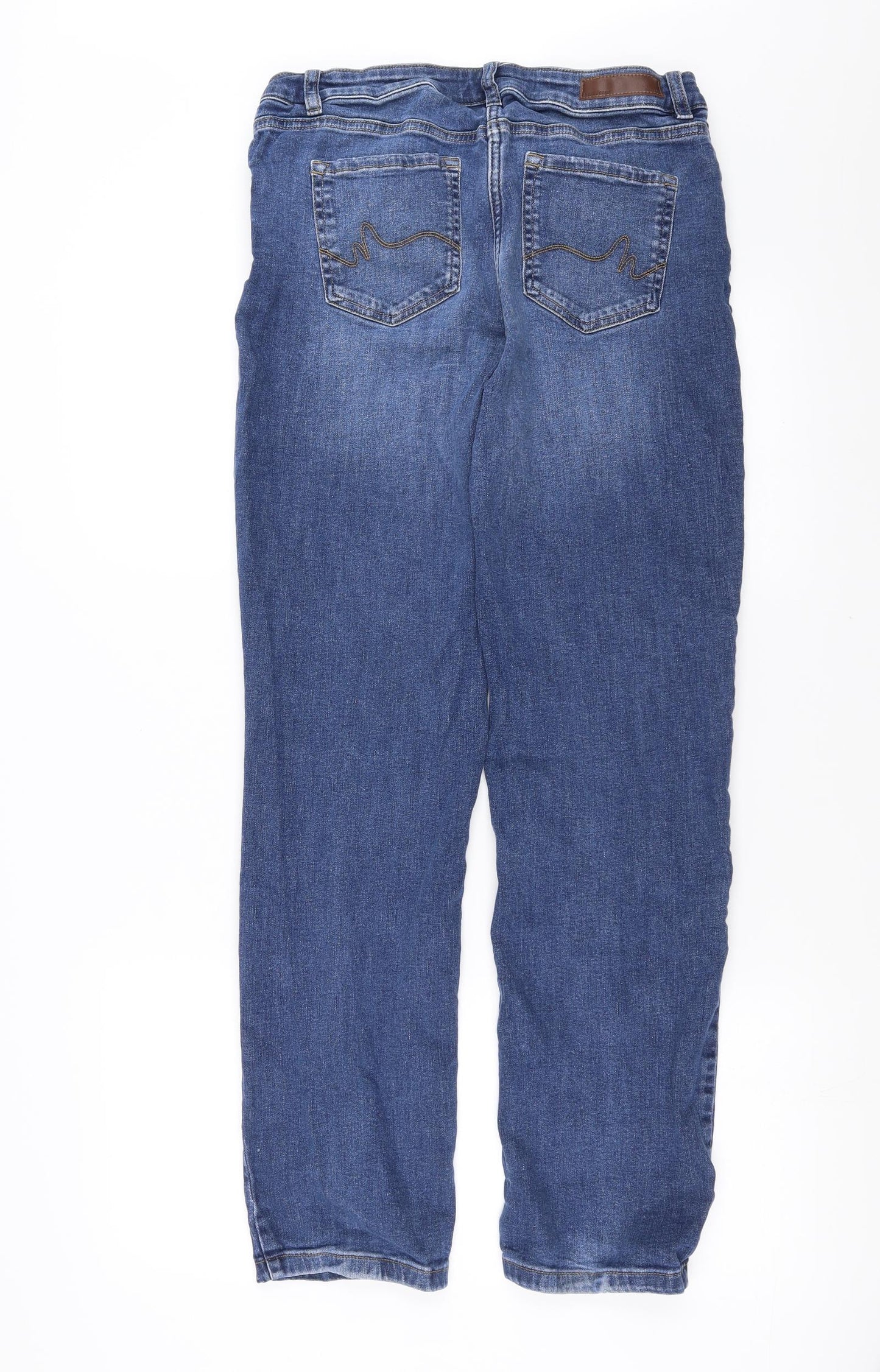 NEXT Womens Blue  Denim Straight Jeans Size 14 L29 in