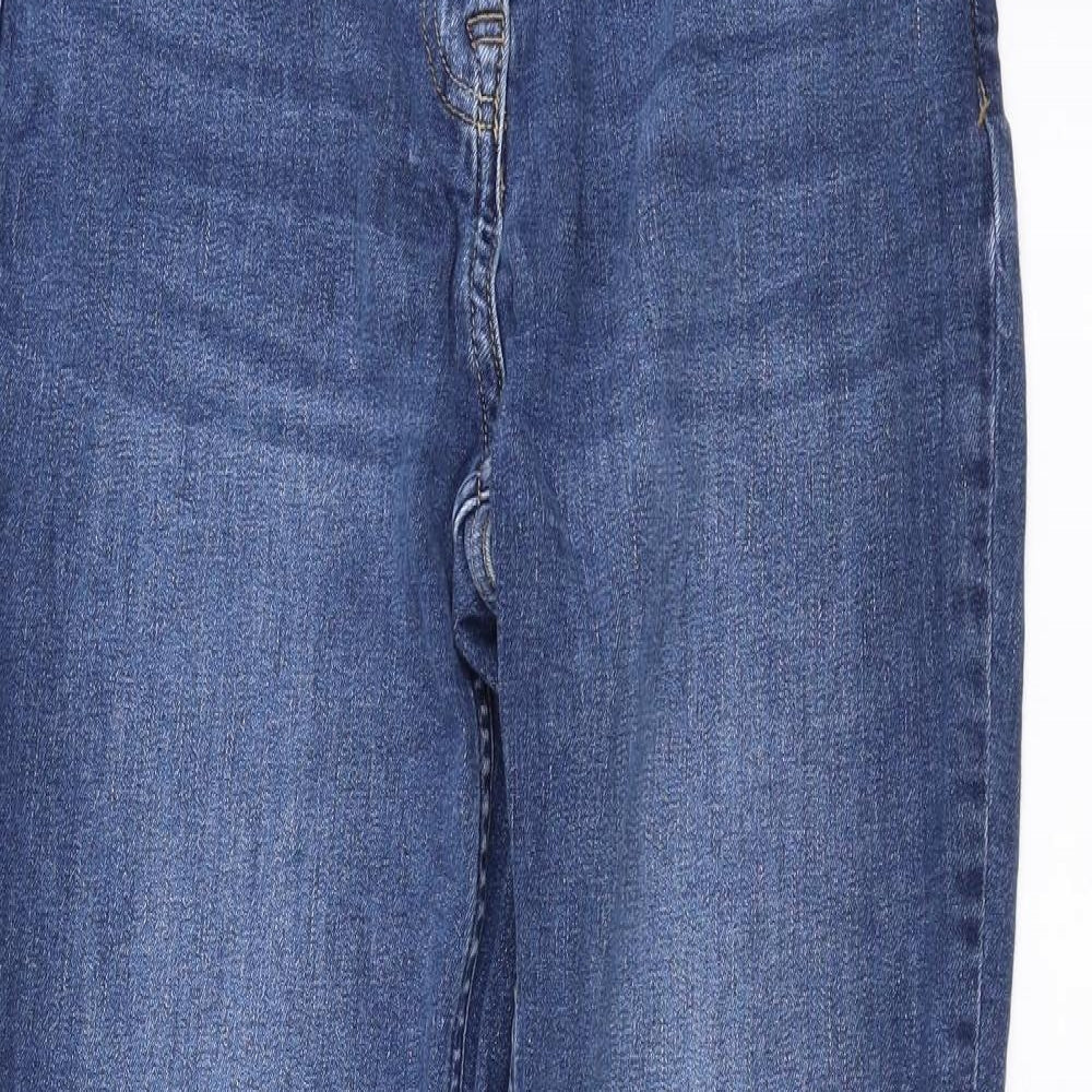 NEXT Womens Blue  Denim Straight Jeans Size 14 L29 in