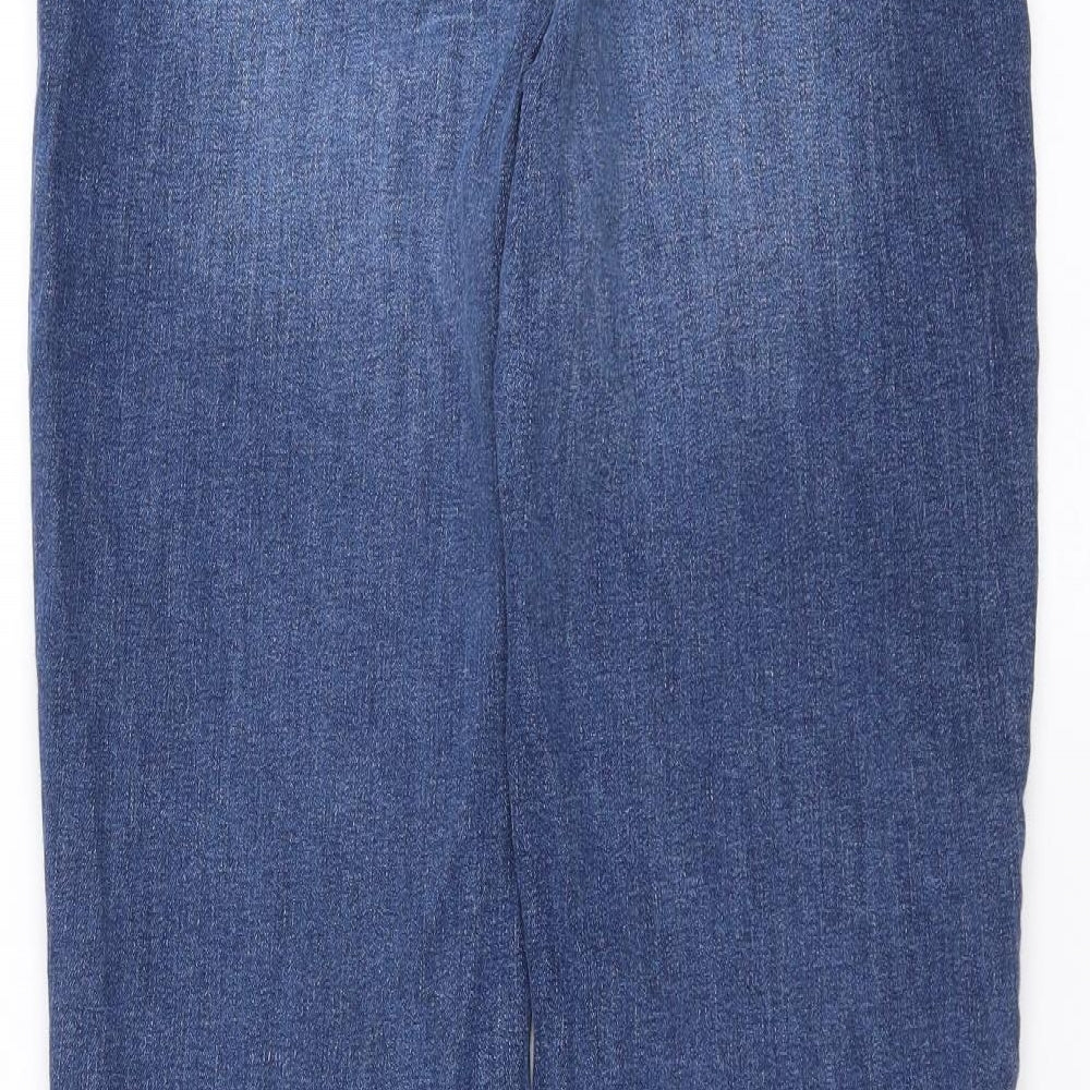NEXT Womens Blue  Denim Straight Jeans Size 14 L29 in