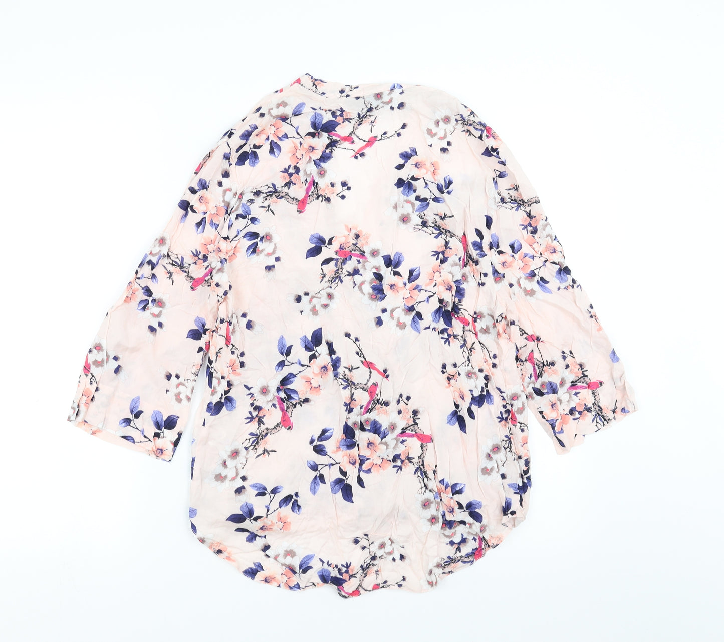 Wallis Womens Pink Floral  Basic Blouse Size S