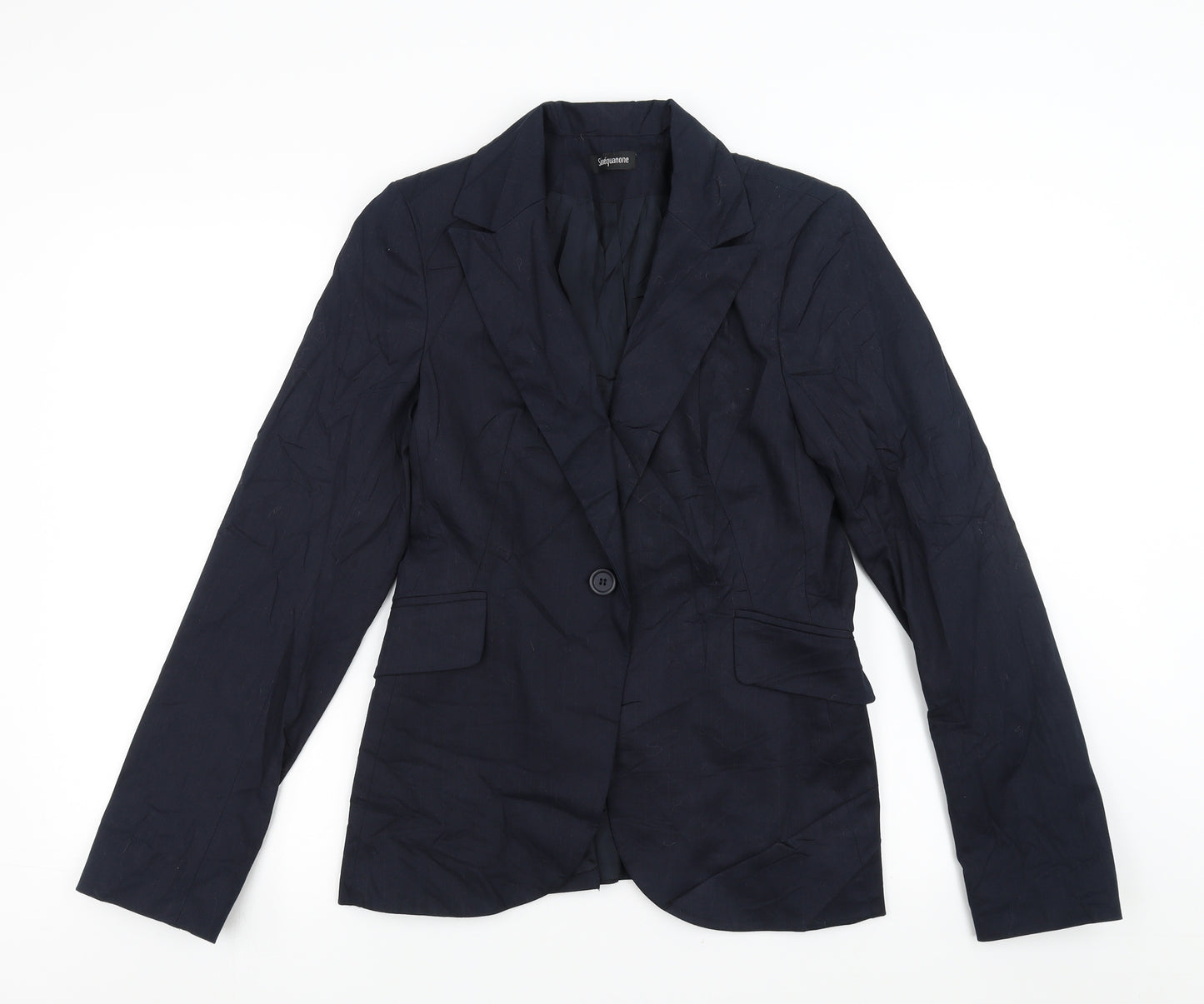 Sinequanone Womens Blue   Jacket Suit Jacket Size 12