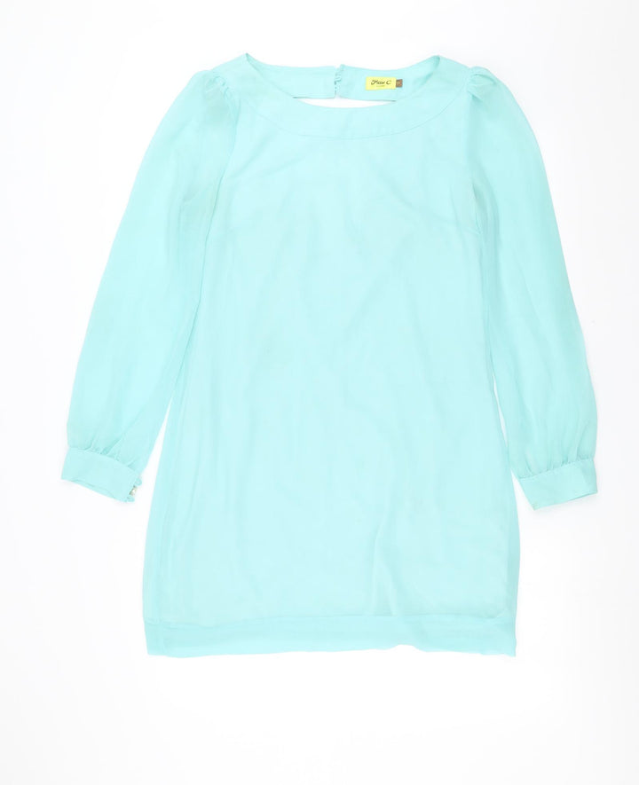 Max C Womens Blue   Shift  Size 12