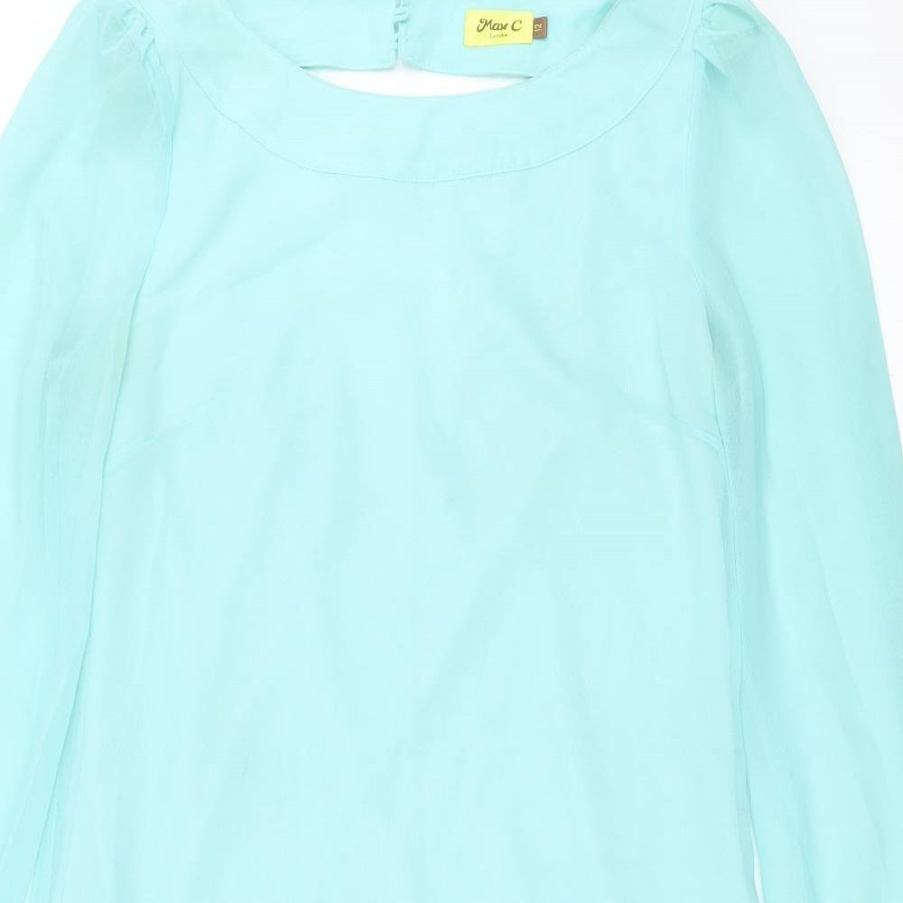 Max C Womens Blue   Shift  Size 12
