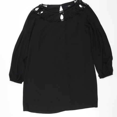 Oasis Womens Black   Shift  Size 14