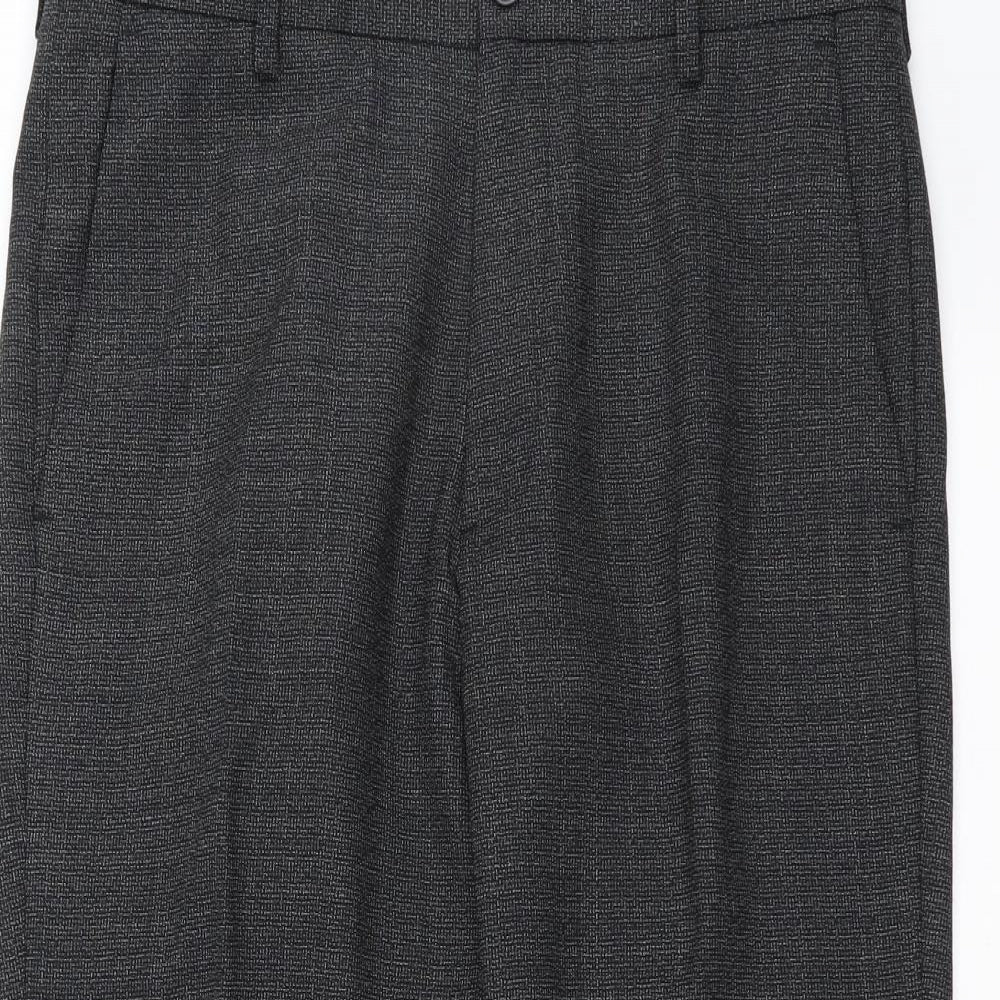 Marks and Spencer Mens Grey   Trousers  Size 32 in L26 in - short