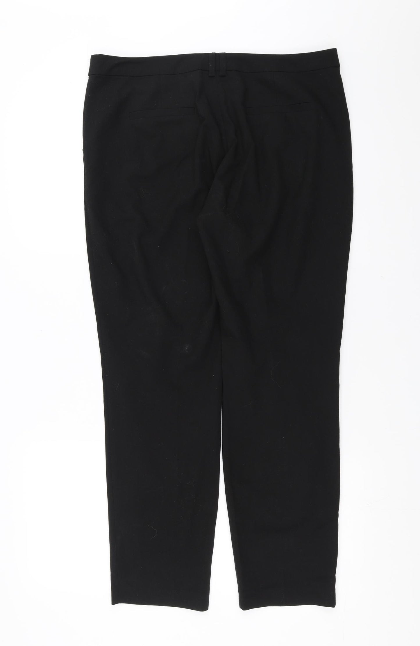 George Womens Black   Trousers  Size 12 L27 in