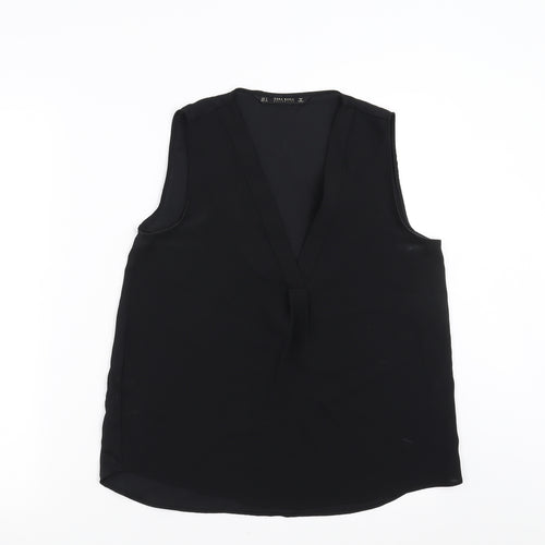 Zara Womens Black   Basic Blouse Size S