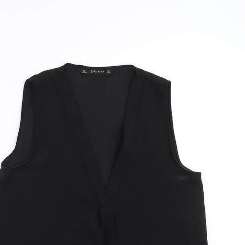 Zara Womens Black   Basic Blouse Size S