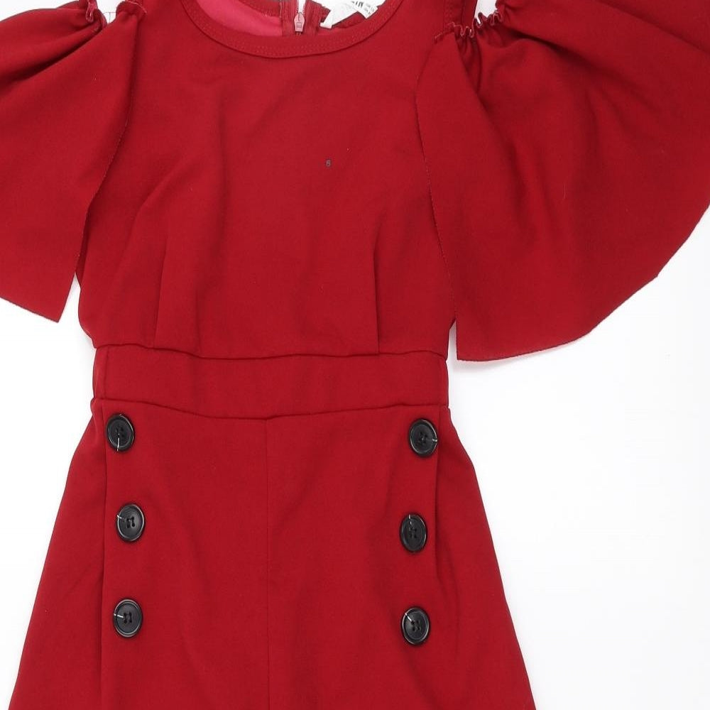 SheIn Girls Red   Jumpsuit One-Piece Size 8 Years