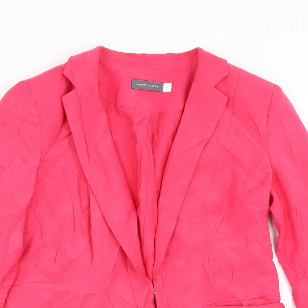 Mint Velvet Womens Pink   Jacket Suit Jacket Size 10