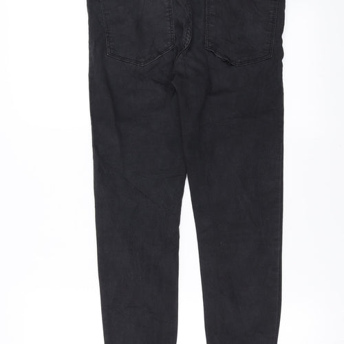sinsay Womens Black  Denim Skinny Jeans Size 12 L29 in