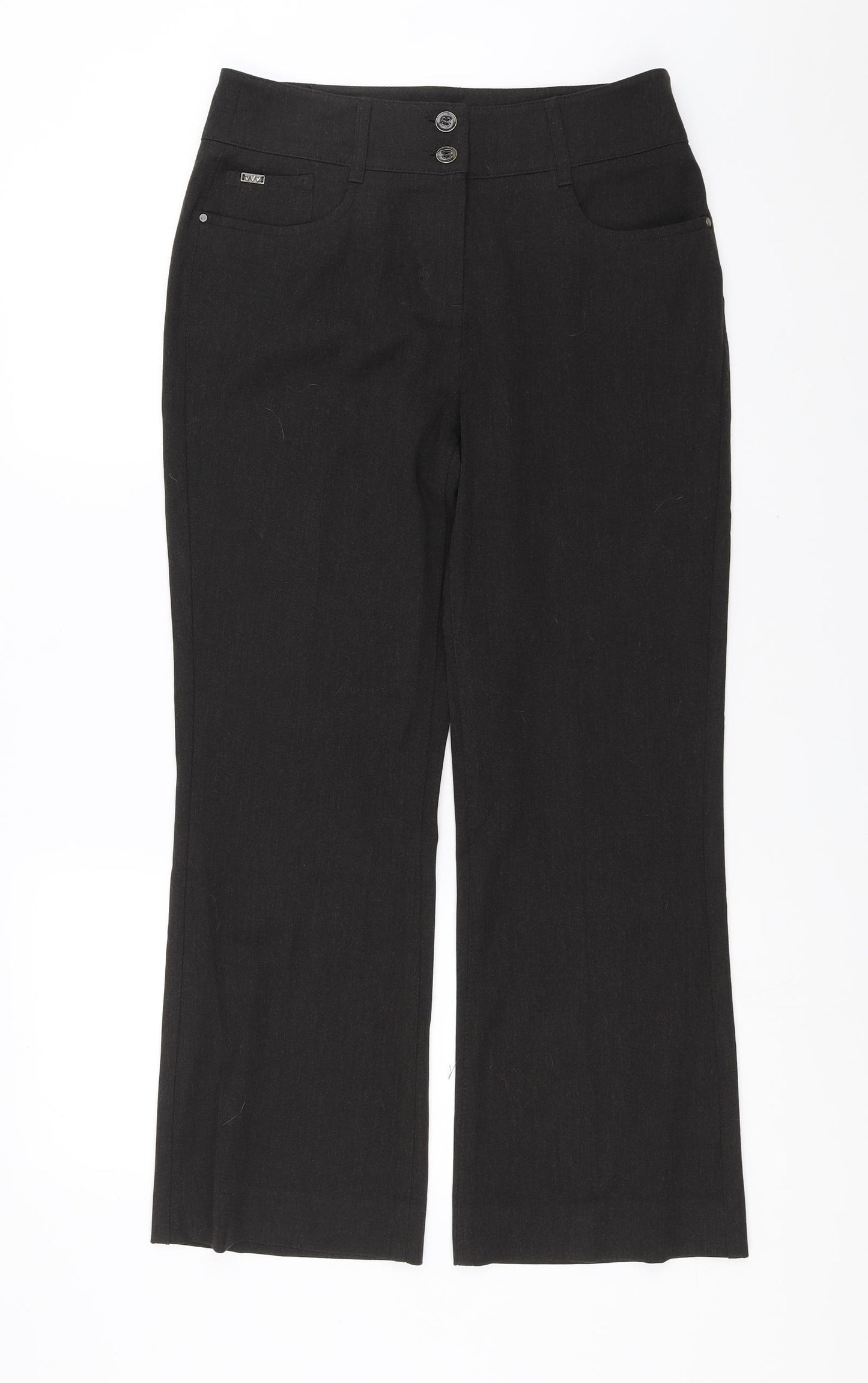 Marks and Spencer Womens Black   Trousers  Size 10 L27 in - short