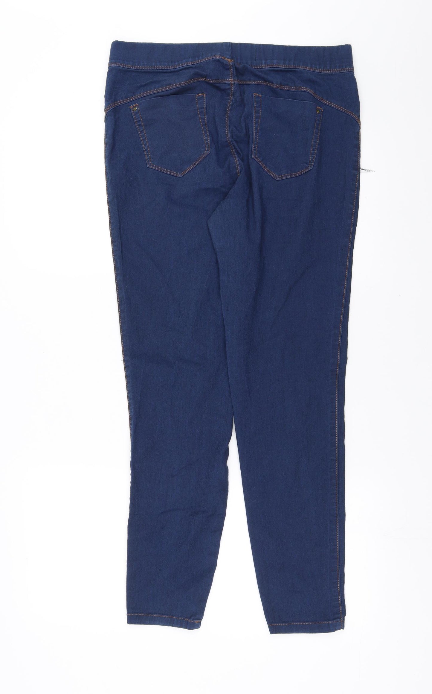 Primark Womens Blue  Denim Jegging Jeans Size 14 L29 in