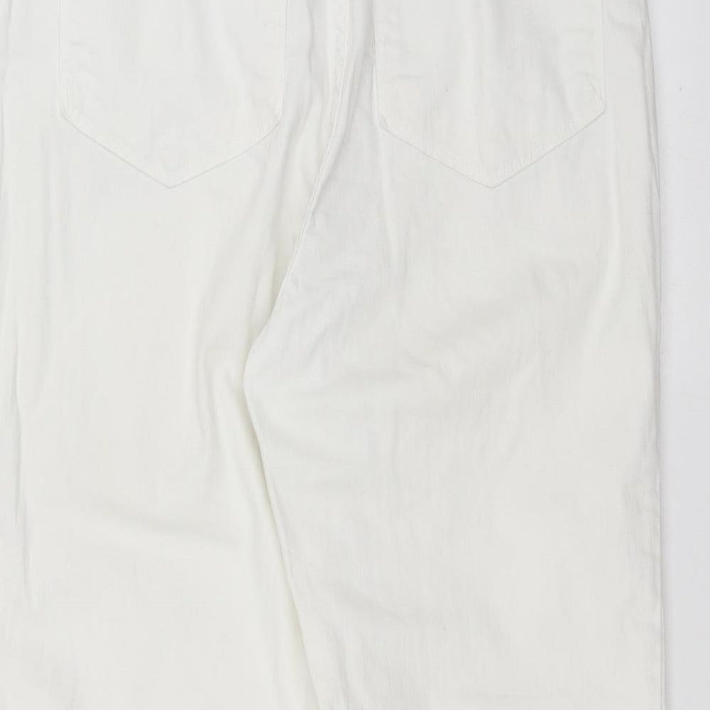 Not your daughter's jeans Womens White  Denim Cropped Jeans Size 6 L20 in