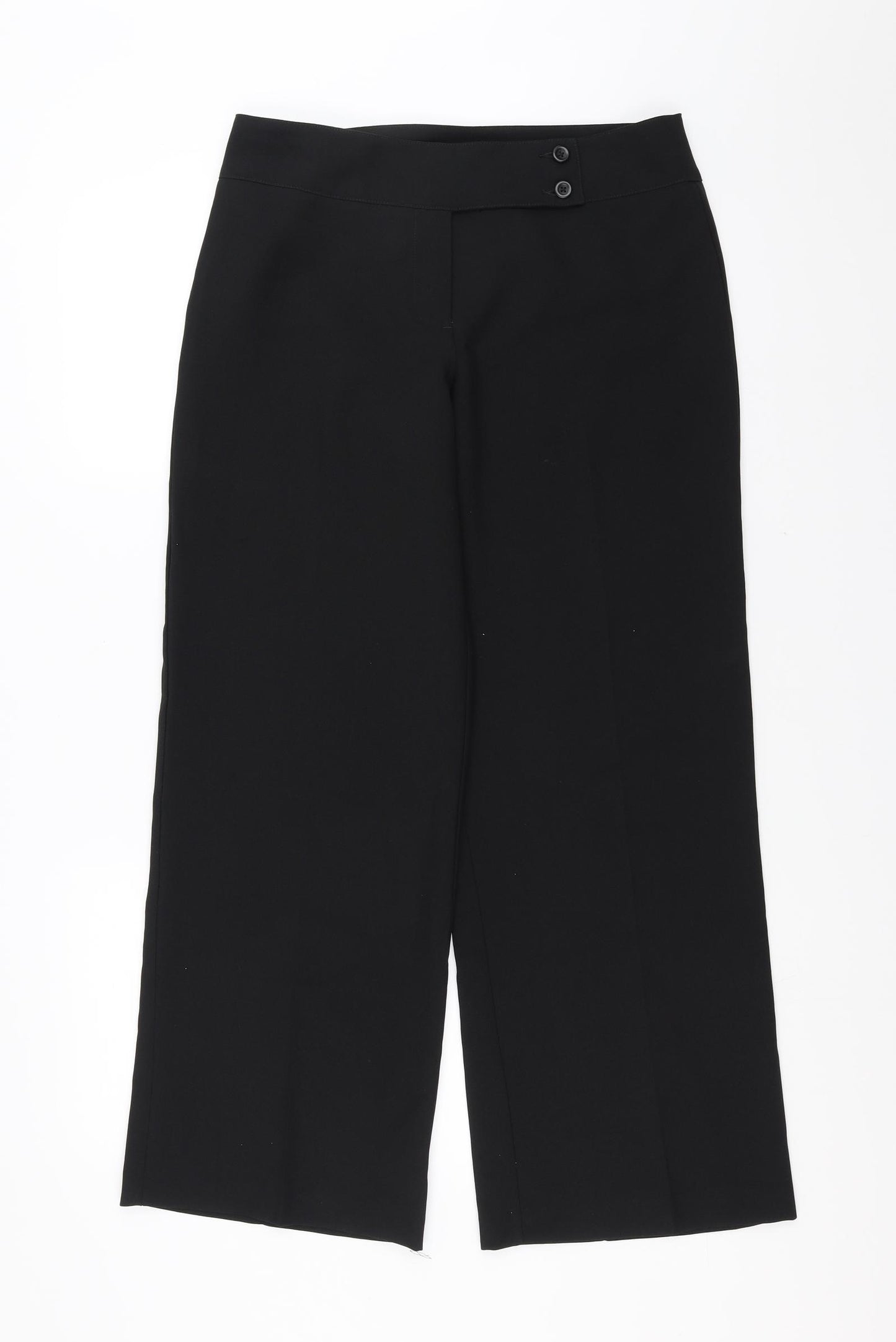 George Womens Black   Trousers  Size 12 L28 in