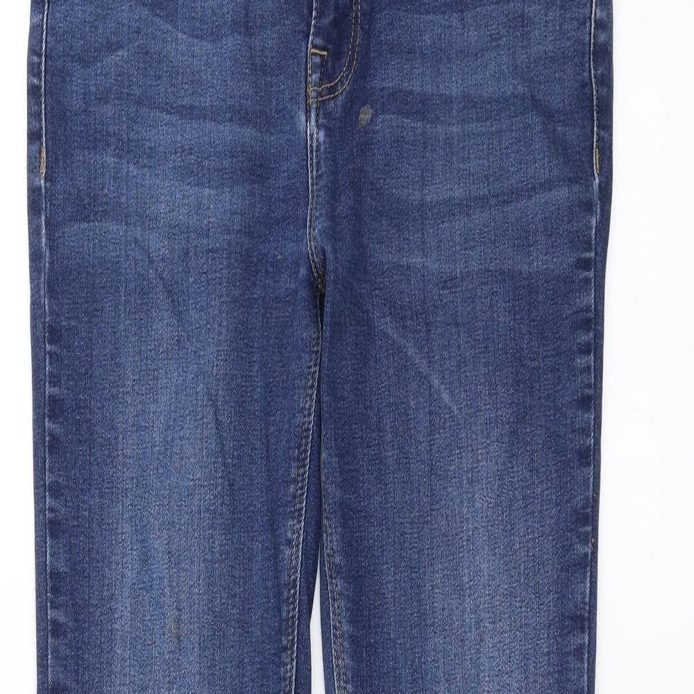 River Island Womens Blue  Denim Flared Jeans Size 12 L32 in