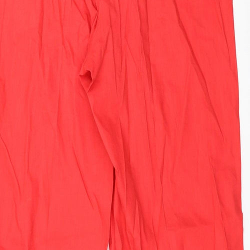 Sainsburys Womens Red   Trousers  Size 16 L31 in