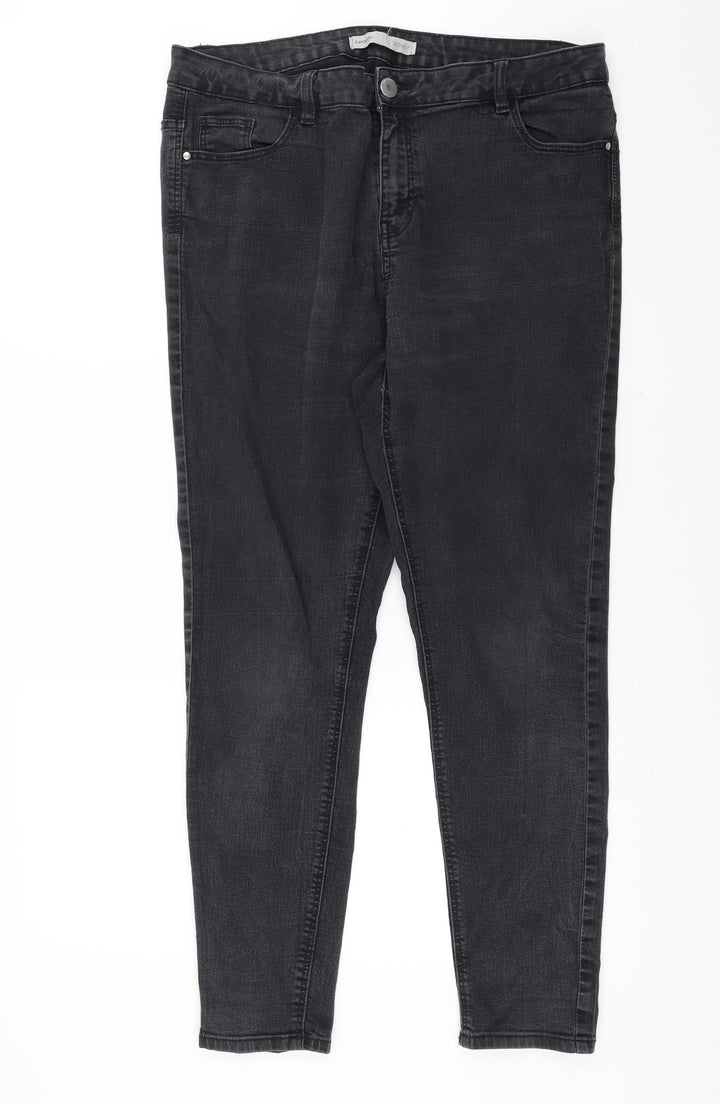 George Womens Grey Denim Skinny Jeans Size 36 in L28 in